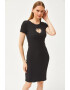 Olalook Rochie midi cu decupaj 134135 - Pled.ro