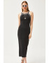 Olalook Rochie midi cu detalii contrastante 134461 - Pled.ro