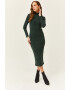 Olalook Rochie midi tricotata cu croiala bodycon - Pled.ro