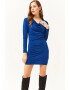 Olalook Rochie mini cu croiala bodycon si decolteu drapat - Pled.ro