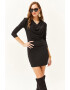 Olalook Rochie mini cu croiala bodycon si decolteu drapat - Pled.ro