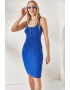 Olalook Rochie fara maneci cu croiala bodycon - Pled.ro