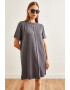 Olalook Rochie-tricou cu maneci cazute - Pled.ro