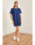 Olalook Rochie-tricou cu maneci cazute - Pled.ro