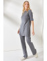 Olalook Set de bluza striata si pantaloni - 2 piese - Pled.ro