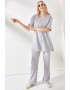 Olalook Set de bluza striata si pantaloni - 2 piese - Pled.ro