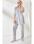 Olalook Set de bluza striata si pantaloni - 2 piese - Pled.ro