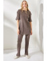 Olalook Set de bluza striata si pantaloni - 2 piese - Pled.ro