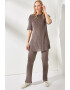 Olalook Set de bluza striata si pantaloni - 2 piese - Pled.ro