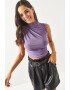 Olalook Top crop cu drapaje - Pled.ro