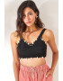 Olalook Top crop cu scoici - Pled.ro