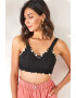 Olalook Top crop cu scoici - Pled.ro