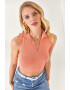 Olalook Top polo crop striat - Pled.ro