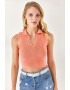 Olalook Top polo crop striat - Pled.ro