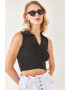 Olalook Top polo crop striat - Pled.ro