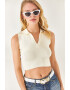 Olalook Top polo crop striat - Pled.ro