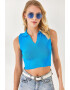 Olalook Top polo crop striat - Pled.ro