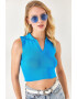 Olalook Top polo crop striat - Pled.ro