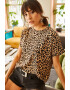 Olalook Tricou cu animal print - Pled.ro