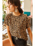 Olalook Tricou cu animal print - Pled.ro