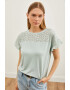 Olalook Tricou cu segment cu broderie - Pled.ro