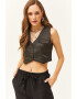 Olalook Vesta crop cu buzunare pe piept 116173 - Pled.ro