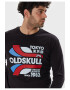 Oldskull Bluza de trening cu imprimeu logo - Pled.ro