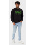 Oldskull Bluza de trening din bumbac cu imprimeu text - Pled.ro