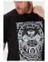 Oldskull Tricou de bumbac cu imprimeu grafic - Pled.ro