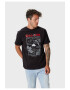 Oldskull Tricou de bumbac cu imprimeu grafic si decolteu la baza gatului - Pled.ro