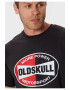 Oldskull Tricou de bumbac cu imprimeu logo - Pled.ro