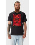 Oldskull Tricou de bumbac cu imprimeu Samurai - Pled.ro