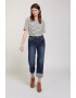 Oltre Blugi crop relaxed fit - Pled.ro