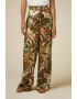 Oltre Pantaloni ampli cu model tropical - Pled.ro