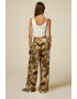 Oltre Pantaloni ampli cu model tropical - Pled.ro