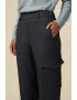 Oltre Pantaloni crop cu buzunar cargo - Pled.ro