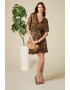 Oltre Rochie mini cu animal print - Pled.ro