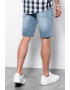 OMBRE Bermude din denim cu model uni - Pled.ro