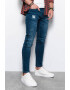 OMBRE Blugi skinny cu detalii cu aspect deteriorat - Pled.ro