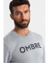 OMBRE Bluza de trening din amestec de bumbac cu model text - Pled.ro