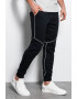 OMBRE DIVERSE Pantaloni sport din amestec de bumbac cu snur - Pled.ro