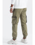 OMBRE Pantaloni cargo cu mansete elastice - Pled.ro