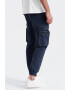 OMBRE Pantaloni cargo cu mansete elastice - Pled.ro