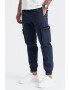 OMBRE Pantaloni cargo cu mansete elastice - Pled.ro