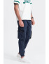 OMBRE Pantaloni cargo cu mansete elastice - Pled.ro