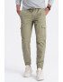 OMBRE Pantaloni cargo cu snur in talie - Pled.ro