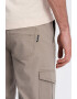 OMBRE Pantaloni cargo cu snur in talie - Pled.ro