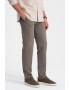 OMBRE Pantaloni chino cu aspect texturat - Pled.ro