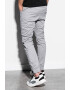 OMBRE Pantaloni jogger conici cu snur de ajustare - Pled.ro