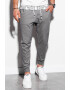 OMBRE Pantaloni jogger cu snur de ajustare - Pled.ro